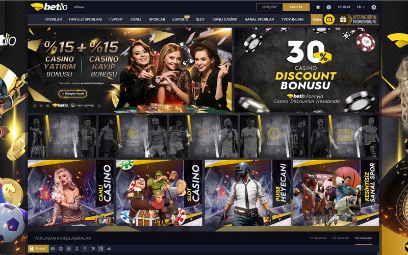Betlio, En İyi Bahis Oyunları ve Bonuslar, Betlio Casino