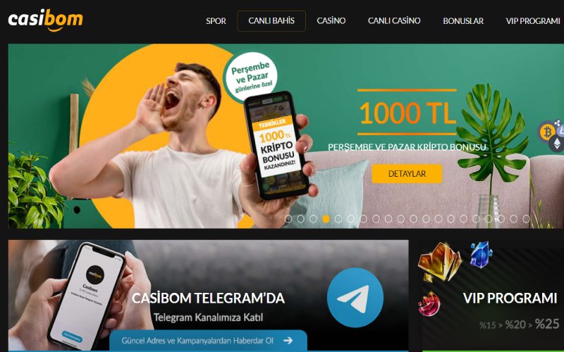 Casibom Casino ve Canlı Bahis, Yüksek Oranlar ve Bonuslar